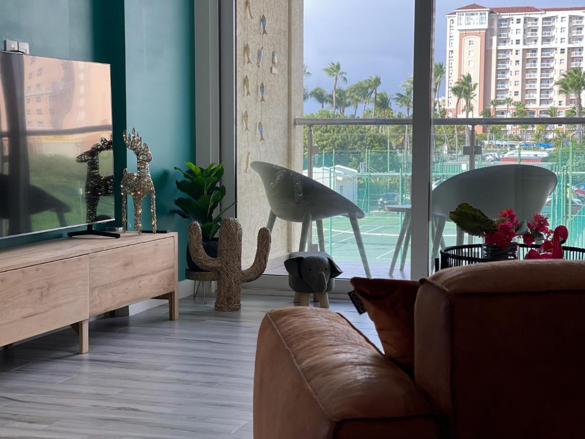 Luxury Ocean View Condo @ Aruba'S شاطئ بالم المظهر الخارجي الصورة